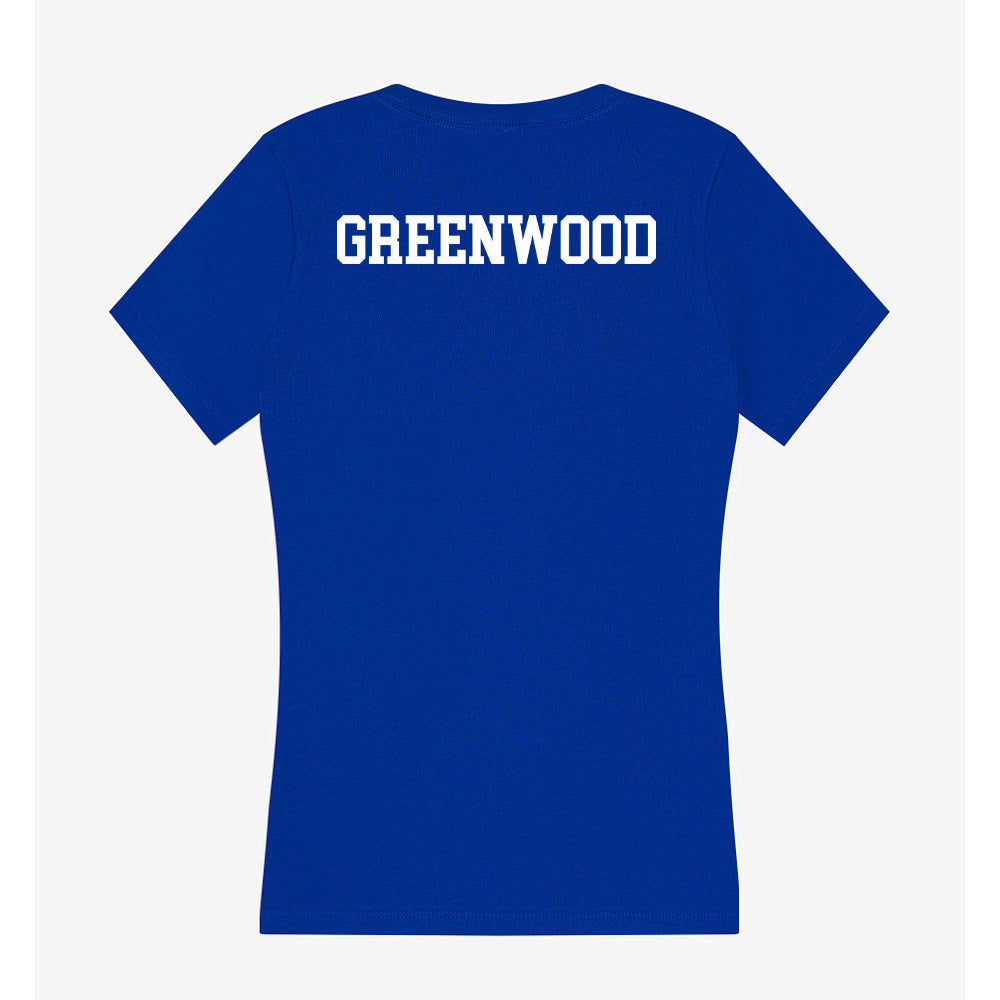 Boise State - NCAA Women's Golf : Macee Greenwood - Women's V-Neck T-Shirt-1