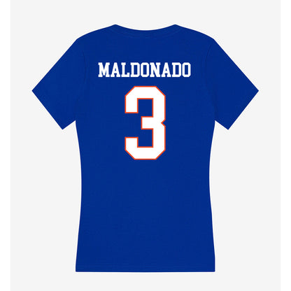 Boise State - NCAA Women's Basketball : Morgan Maldonado - Women's V-Neck T-Shirt-1