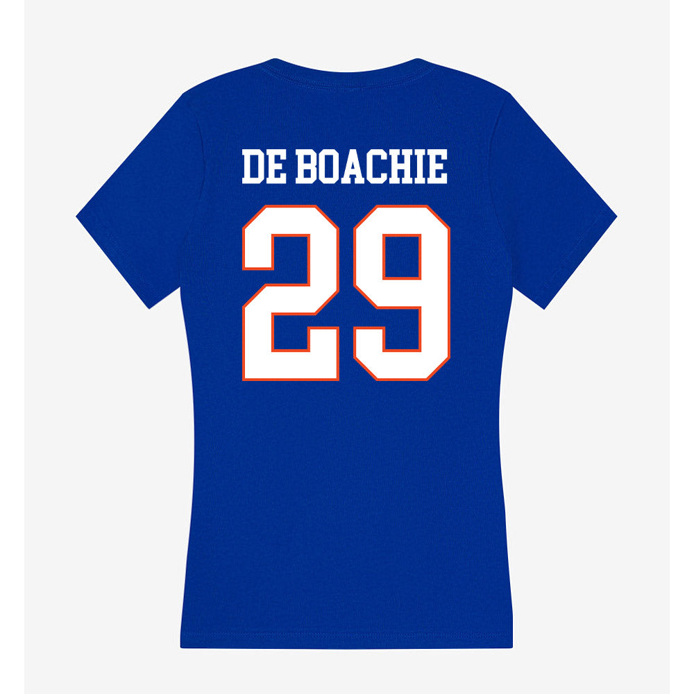 Boise State - NCAA Football : Arthur de Boachie - Women's V-Neck T-Shirt-1