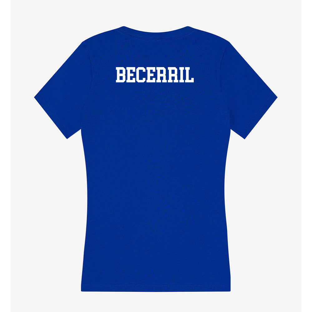 Boise State - NCAA Women's Golf : Eva Becerril - Women's V-Neck T-Shirt-1