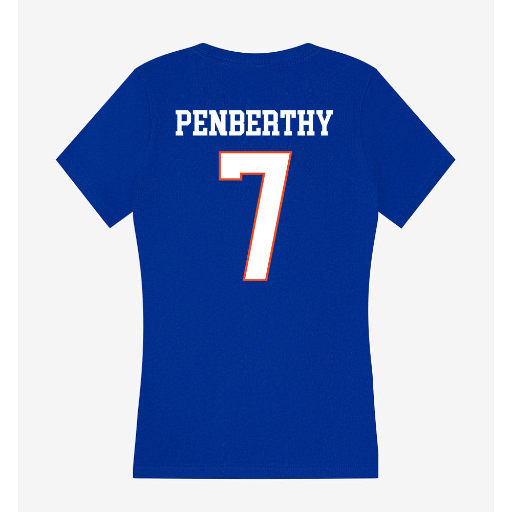 Boise State - NCAA Softball : Kate Penberthy - Women's V-Neck T-Shirt-1