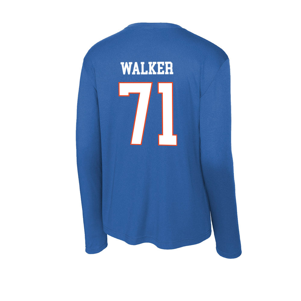 Boise State - NCAA Football : Miles Walker - Activewear Long Sleeve T-Shirt-1