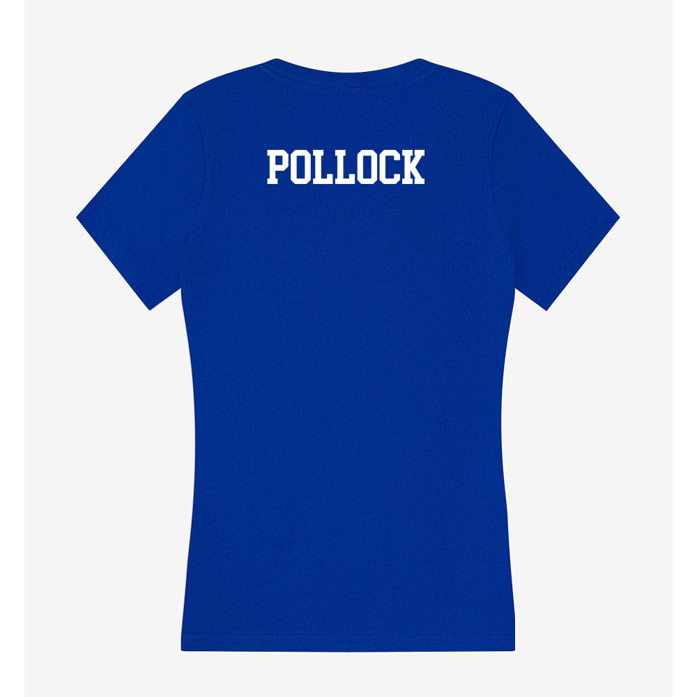 Boise State - NCAA Men's Track & Field : Wade Pollock - Women's V-Neck T-Shirt-1