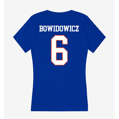 Boise State - NCAA Beach Volleyball : Avery Bowidowicz - Women's V-Neck T-Shirt-1