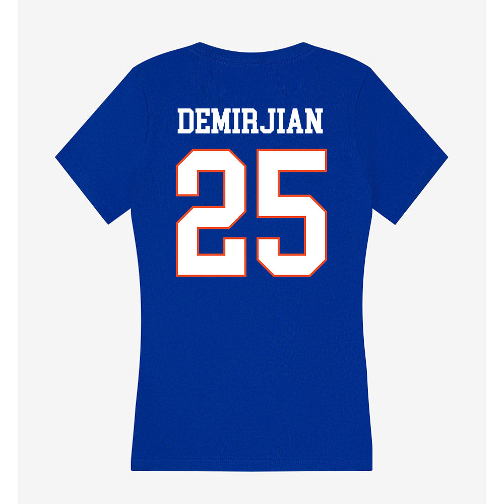 Boise State - NCAA Beach Volleyball : Keira Demirjian - Women's V-Neck T-Shirt-1