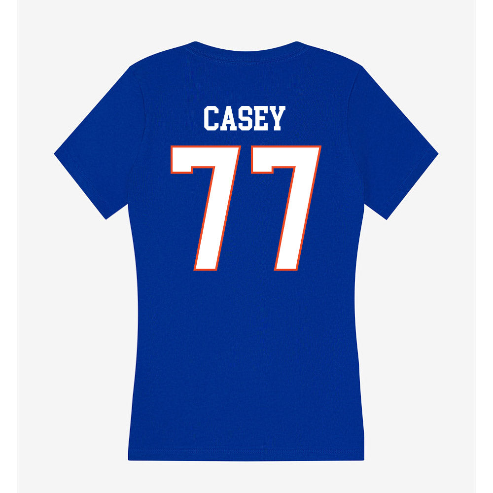 Boise State - NCAA Football : Kage Casey - Women's V-Neck T-Shirt-1