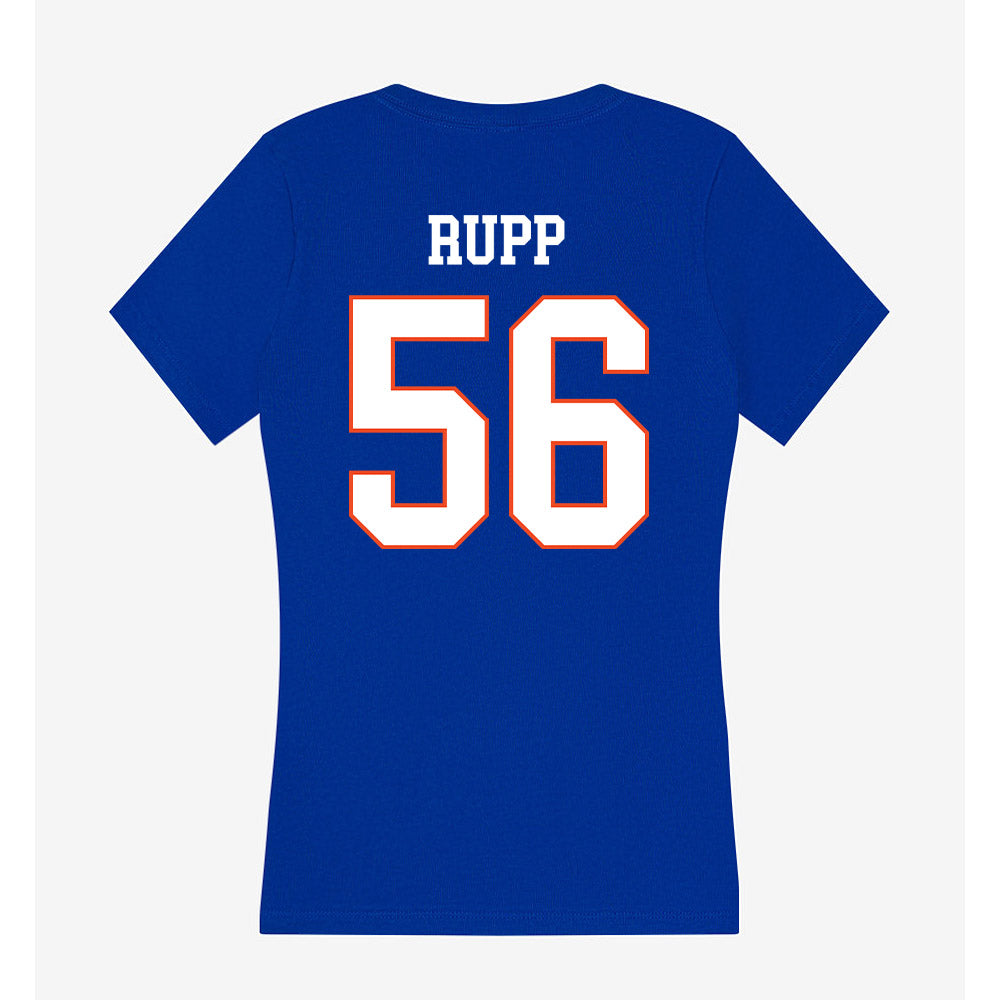 Boise State - NCAA Football : Rowan Rupp - Women's V-Neck T-Shirt-1