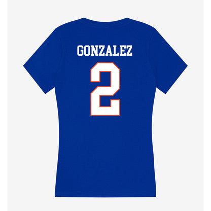 Boise State - NCAA Softball : Marissa Gonzalez - Women's V-Neck T-Shirt-1