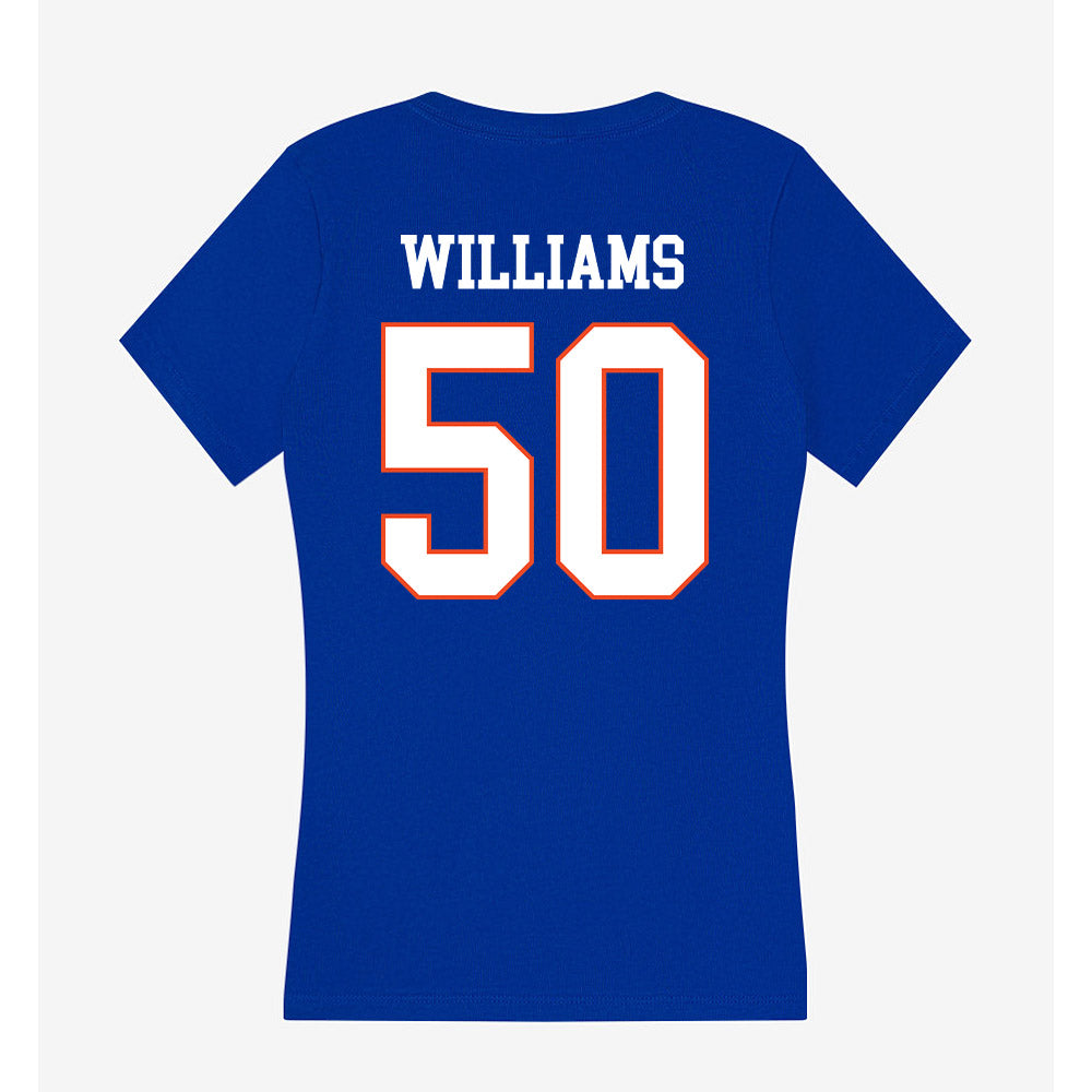 Boise State - NCAA Football : Jaden Williams - Women's V-Neck T-Shirt-1