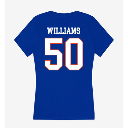 Boise State - NCAA Football : Jaden Williams - Women's V-Neck T-Shirt-1
