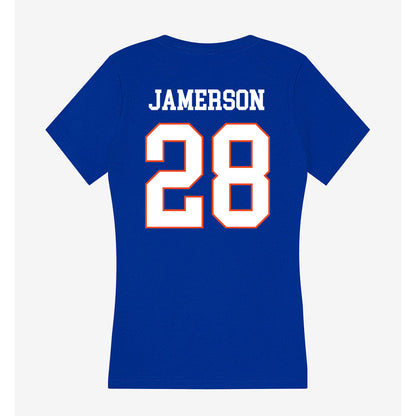 Boise State - NCAA Football : Cam Jamerson - Women's V-Neck T-Shirt-1