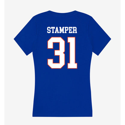 Boise State - NCAA Women's Soccer : Marin Stamper - Women's V-Neck T-Shirt-1
