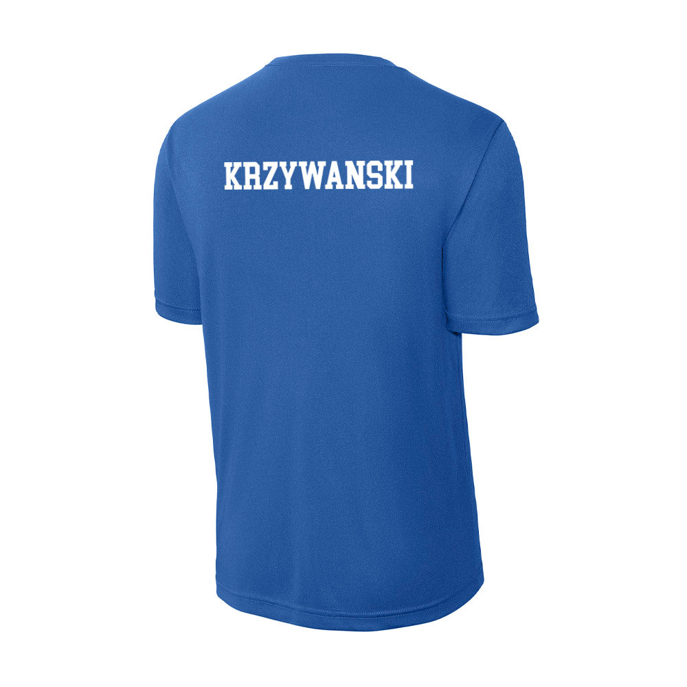 Boise State - NCAA Women's Gymnastics : Julia Krzywanski - Activewear T-Shirt-1