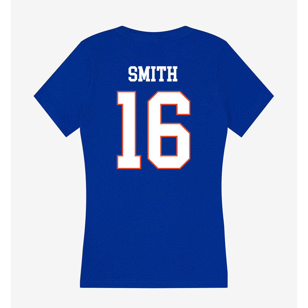 Boise State - NCAA Women's Volleyball : Layla Smith - Women's V-Neck T-Shirt-1