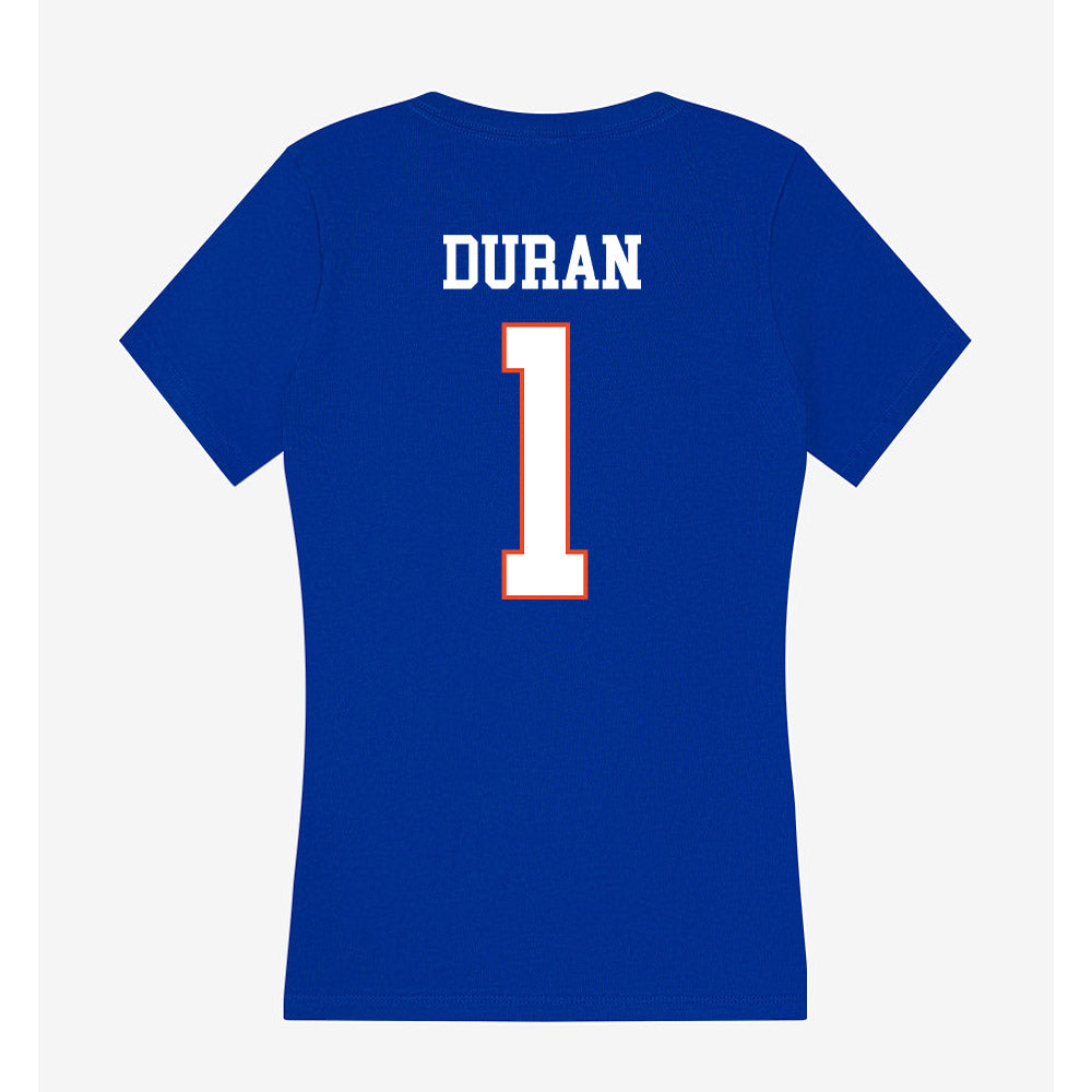 Boise State - NCAA Softball : Charley Duran - Women's V-Neck T-Shirt-1