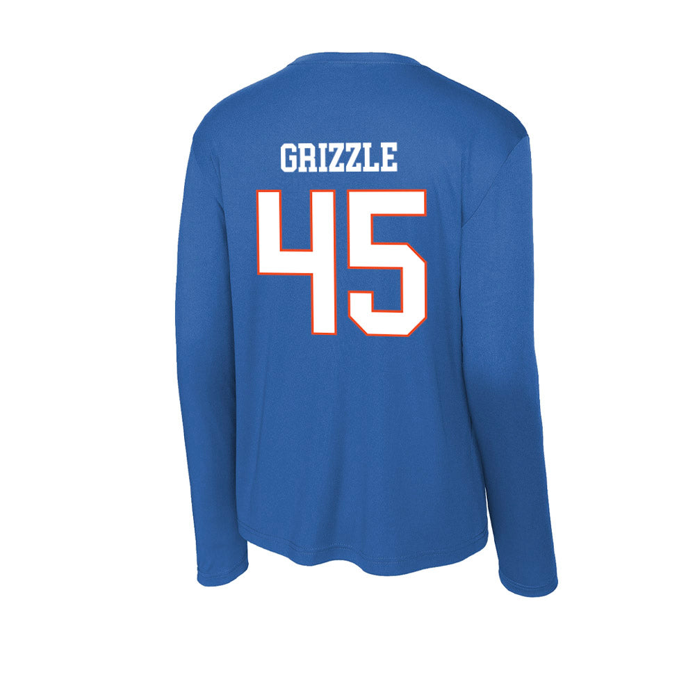 Boise State - NCAA Football : Troy Grizzle - Activewear Long Sleeve T-Shirt-1
