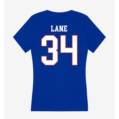 Boise State - NCAA Football : Jeremyah Lane - Women's V-Neck T-Shirt-1