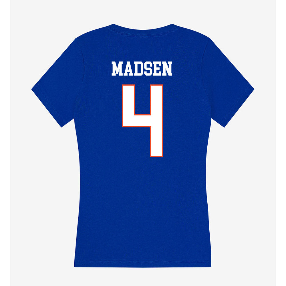 Boise State - NCAA Football : Maddux Madsen - Women's V-Neck T-Shirt-1