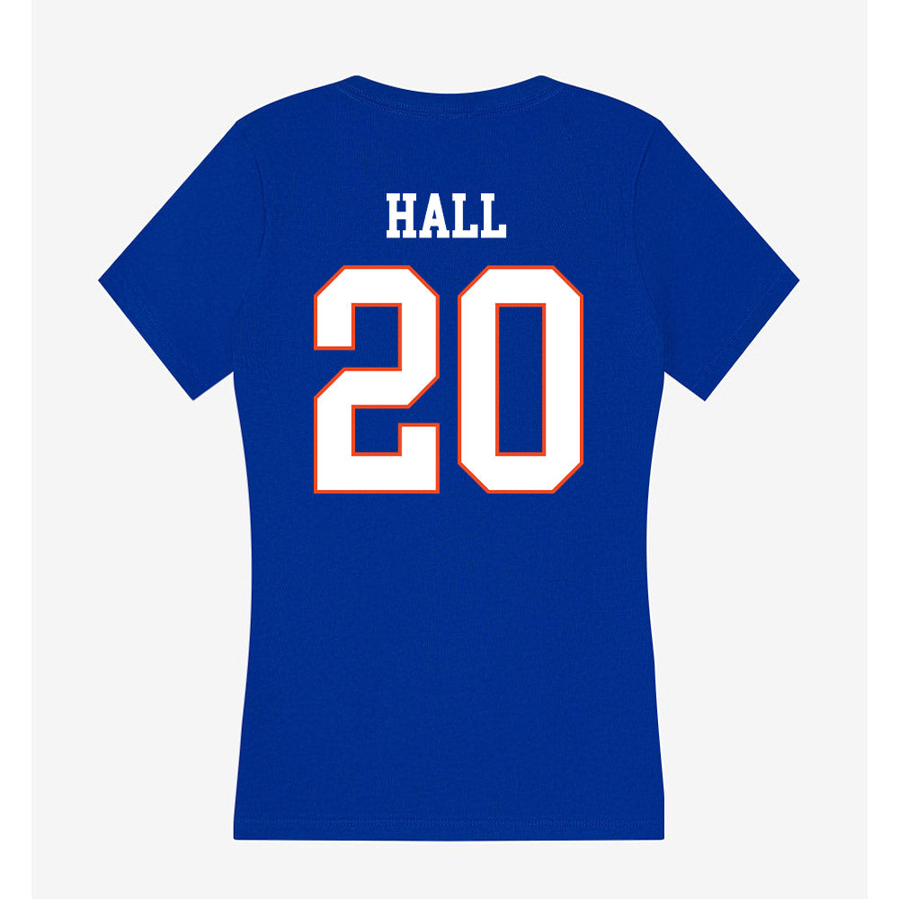 Boise State - NCAA Football : Kyle Hall - Women's V-Neck T-Shirt-1