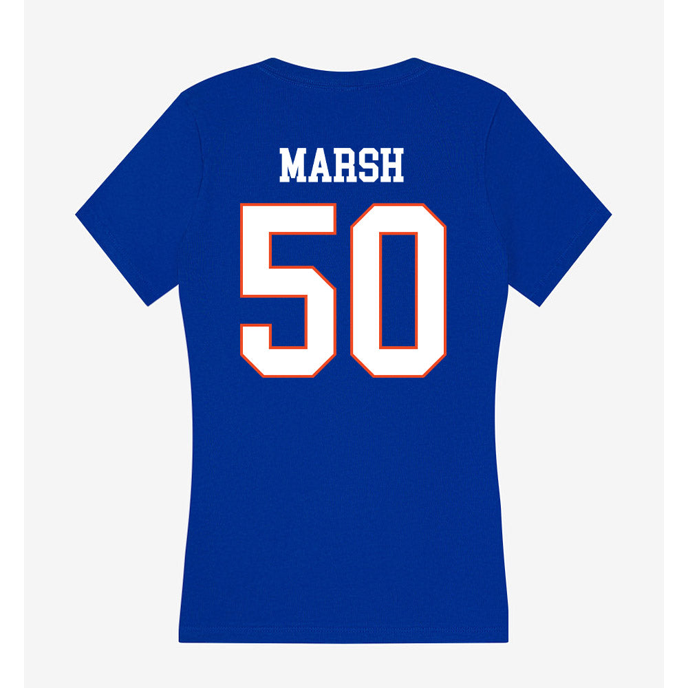 Boise State - NCAA Football : Joseph Marsh - Women's V-Neck T-Shirt-1