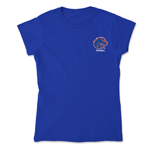 Boise State - NCAA Football : Mikaio Edward - Soft Style Women’s T-Shirt-0