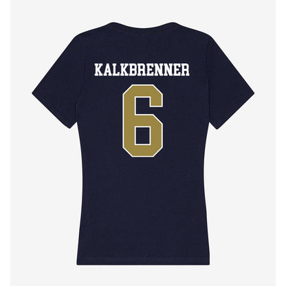Georgia Southern - NCAA Baseball : Craig Kalkbrenner - Women's V-Neck T-Shirt-1