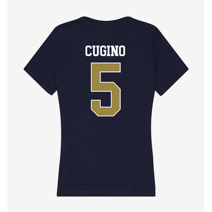 Georgia Southern - NCAA Women's Volleyball : Maddie Cugino - Women's V-Neck T-Shirt-1