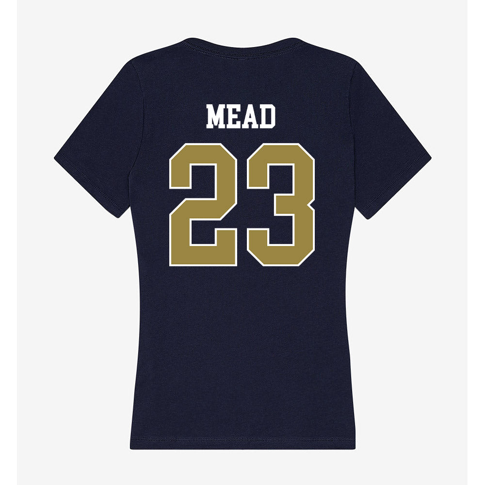 Georgia Southern - NCAA Baseball : Landry Mead - Women's V-Neck T-Shirt-1