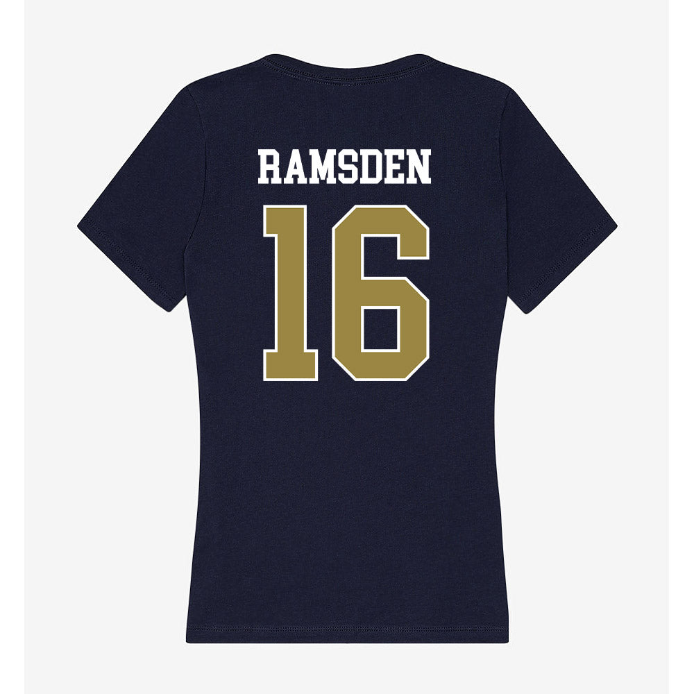 Georgia Southern - NCAA Softball : Carley Ramsden - Women's V-Neck T-Shirt-1