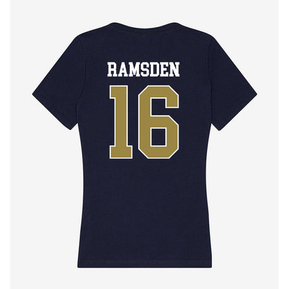 Georgia Southern - NCAA Softball : Carley Ramsden - Women's V-Neck T-Shirt-1