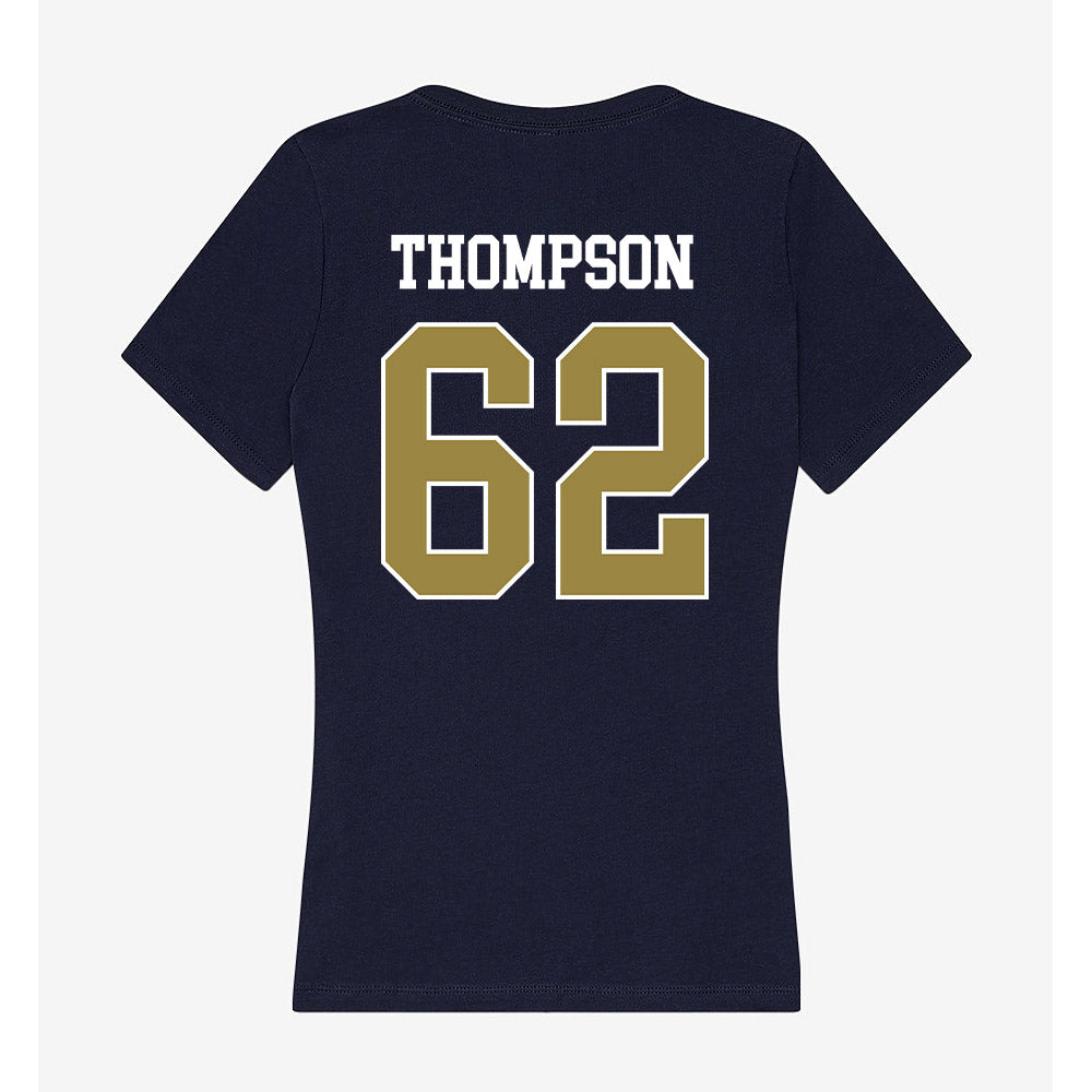 Georgia Southern - NCAA Football : Liam Thompson - Women's V-Neck T-Shirt-1