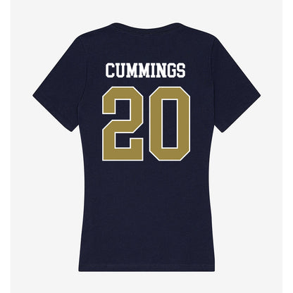Georgia Southern - NCAA Football : Ty Cummings - Women's V-Neck T-Shirt-1