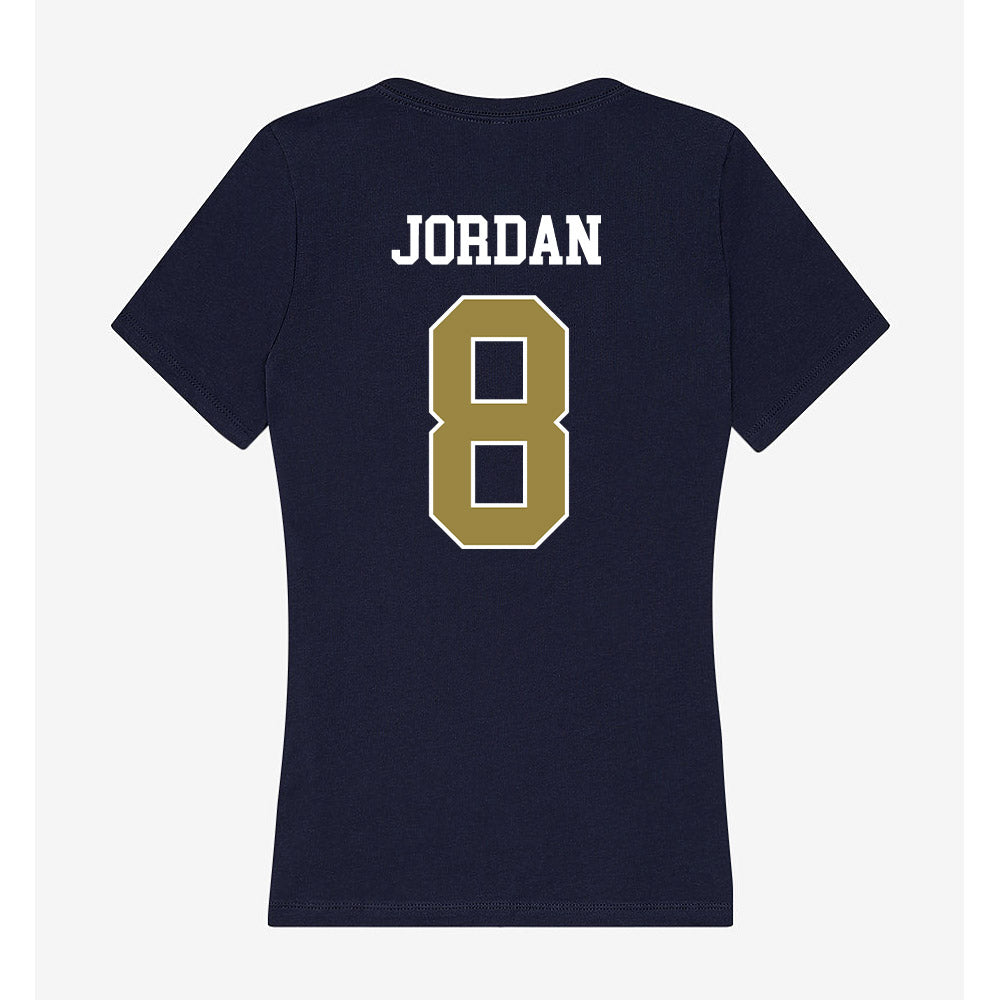 Georgia Southern - NCAA Baseball : Grant Jordan - Women's V-Neck T-Shirt-1