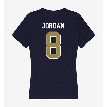 Georgia Southern - NCAA Baseball : Grant Jordan - Women's V-Neck T-Shirt-1