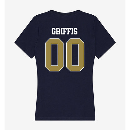 Georgia Southern - NCAA Baseball : Dayson Griffis - Women's V-Neck T-Shirt-1