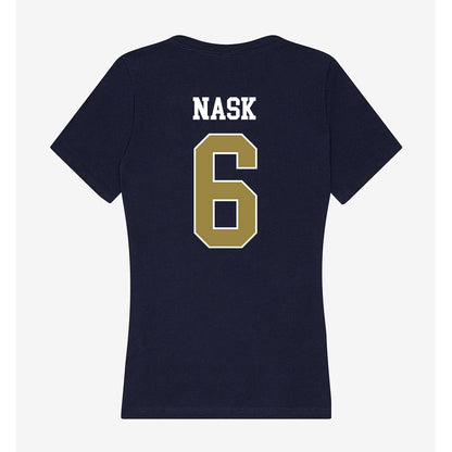 Georgia Southern - NCAA Women's Tennis : Juliette Nask - Women's V-Neck T-Shirt-1