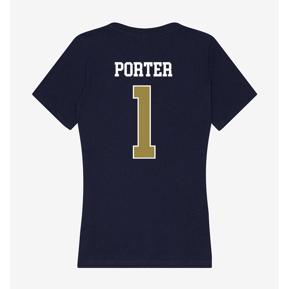 Georgia Southern - NCAA Women's Volleyball : Hadley Porter - Women's V-Neck T-Shirt-1