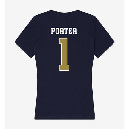 Georgia Southern - NCAA Women's Volleyball : Hadley Porter - Women's V-Neck T-Shirt-1