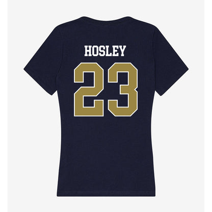 Georgia Southern - NCAA Women's Basketball : Mckayla Hosley - Women's V-Neck T-Shirt-1
