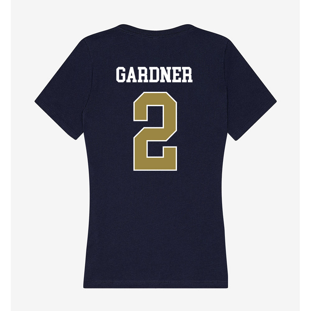 Georgia Southern - NCAA Men's Basketball : Dallas Gardner - Women's V-Neck T-Shirt-1