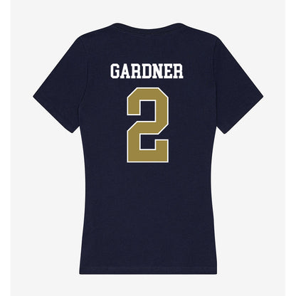 Georgia Southern - NCAA Men's Basketball : Dallas Gardner - Women's V-Neck T-Shirt-1