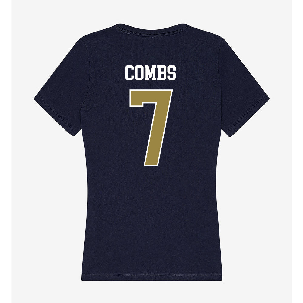 Georgia Southern - NCAA Softball : Valerie Combs - Women's V-Neck T-Shirt-1
