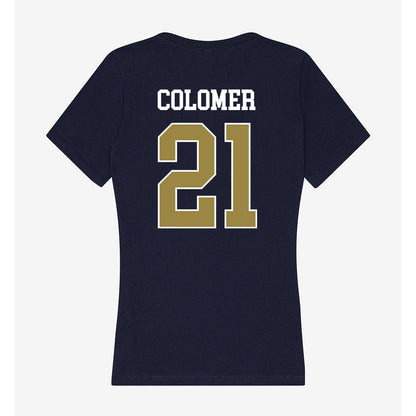 Georgia Southern - NCAA Men's Soccer : Carlos Colomer - Women's V-Neck T-Shirt-1