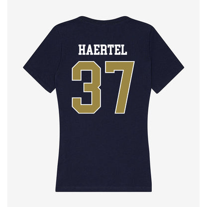 Georgia Southern - NCAA Football : Max Haertel - Women's V-Neck T-Shirt-1