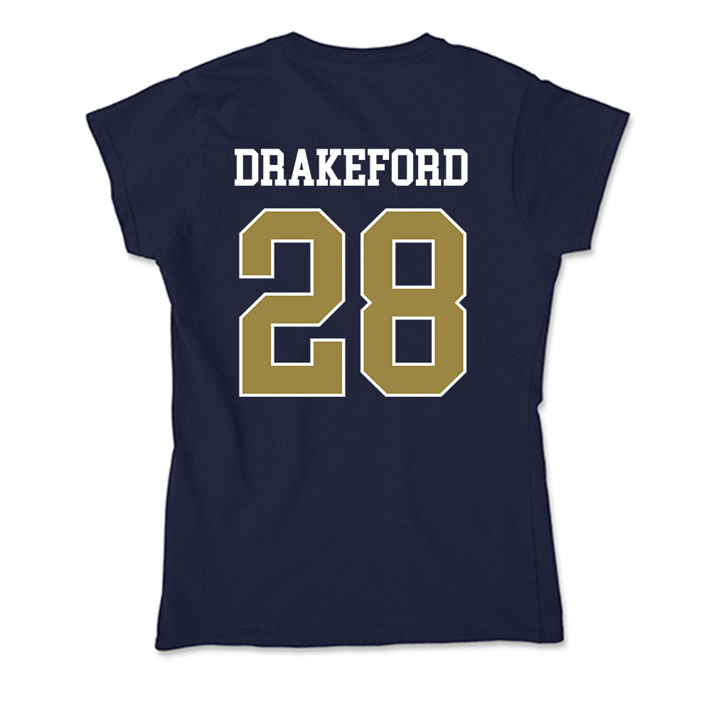 Georgia Southern - NCAA Football : Tylin Drakeford - Soft Style Women’s T-Shirt-1