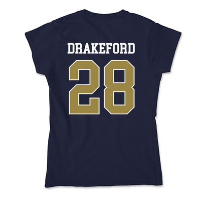 Georgia Southern - NCAA Football : Tylin Drakeford - Soft Style Women’s T-Shirt-1
