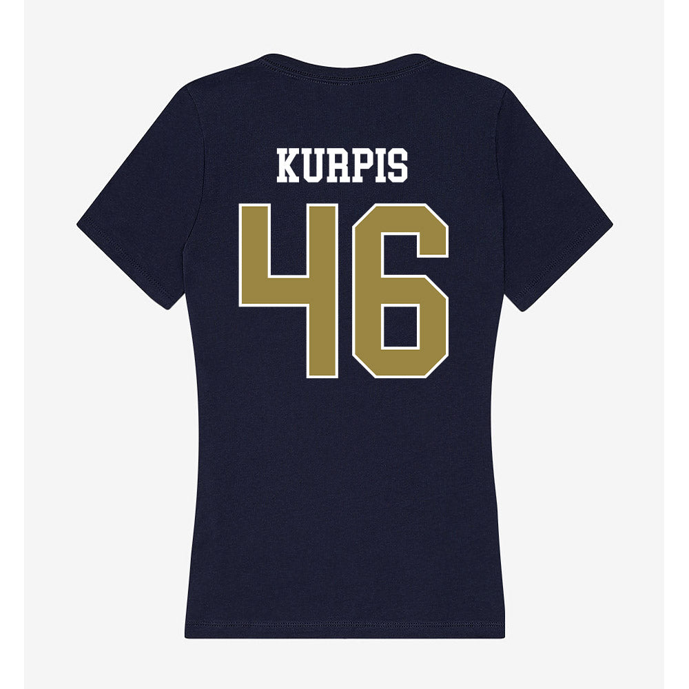 Georgia Southern - NCAA Football : Gavin Kurpis - Women's V-Neck T-Shirt-1