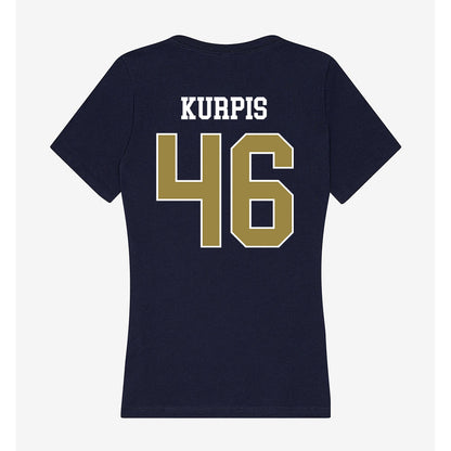 Georgia Southern - NCAA Football : Gavin Kurpis - Women's V-Neck T-Shirt-1