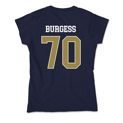 Georgia Southern - NCAA Football : Jalen Burgess - Soft Style Women’s T-Shirt-1