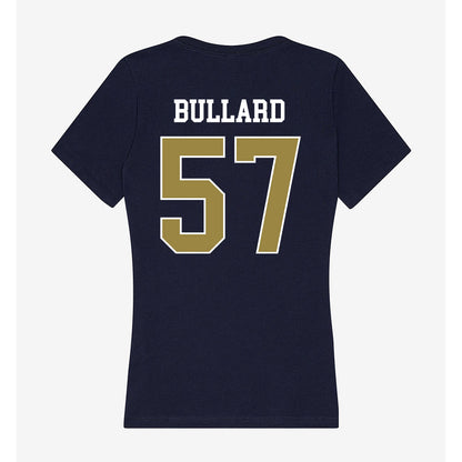 Georgia Southern - NCAA Football : Latrell Bullard - Women's V-Neck T-Shirt-1